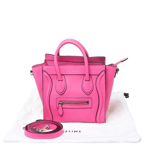 celine neon pink bag|celine nano belt bag.